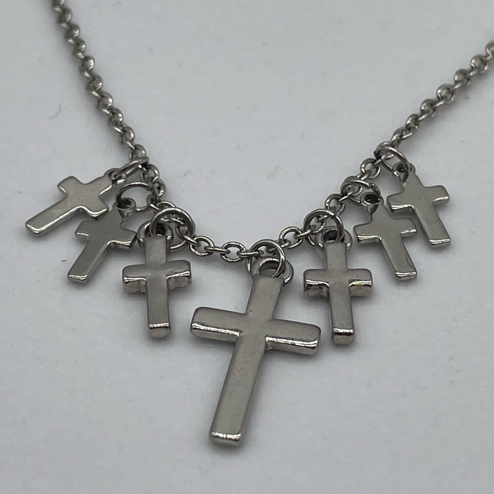 Women Multi Cross necklace
